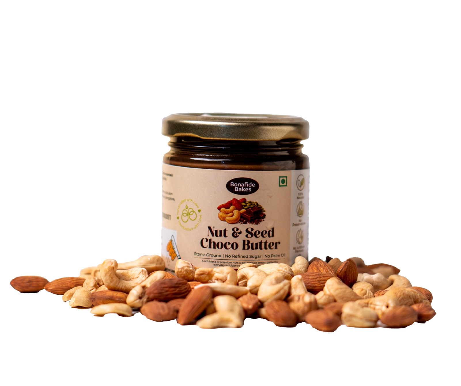 Bonafide Bakes honey granola jar with nuts